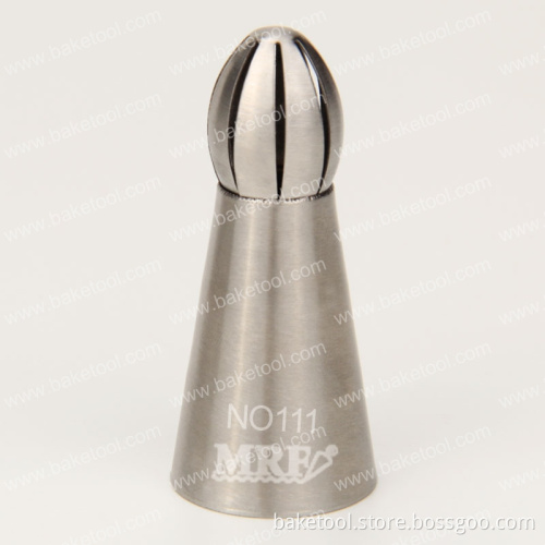 New Stainless Steel Russian Tulip Small Sphere Ball Icing Piping Tips Cake Decorating Nozzles#NO111